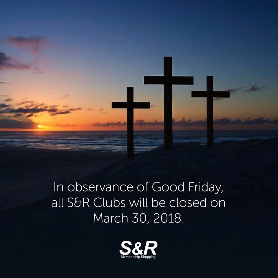 S&R Holy Week Sched 2018
