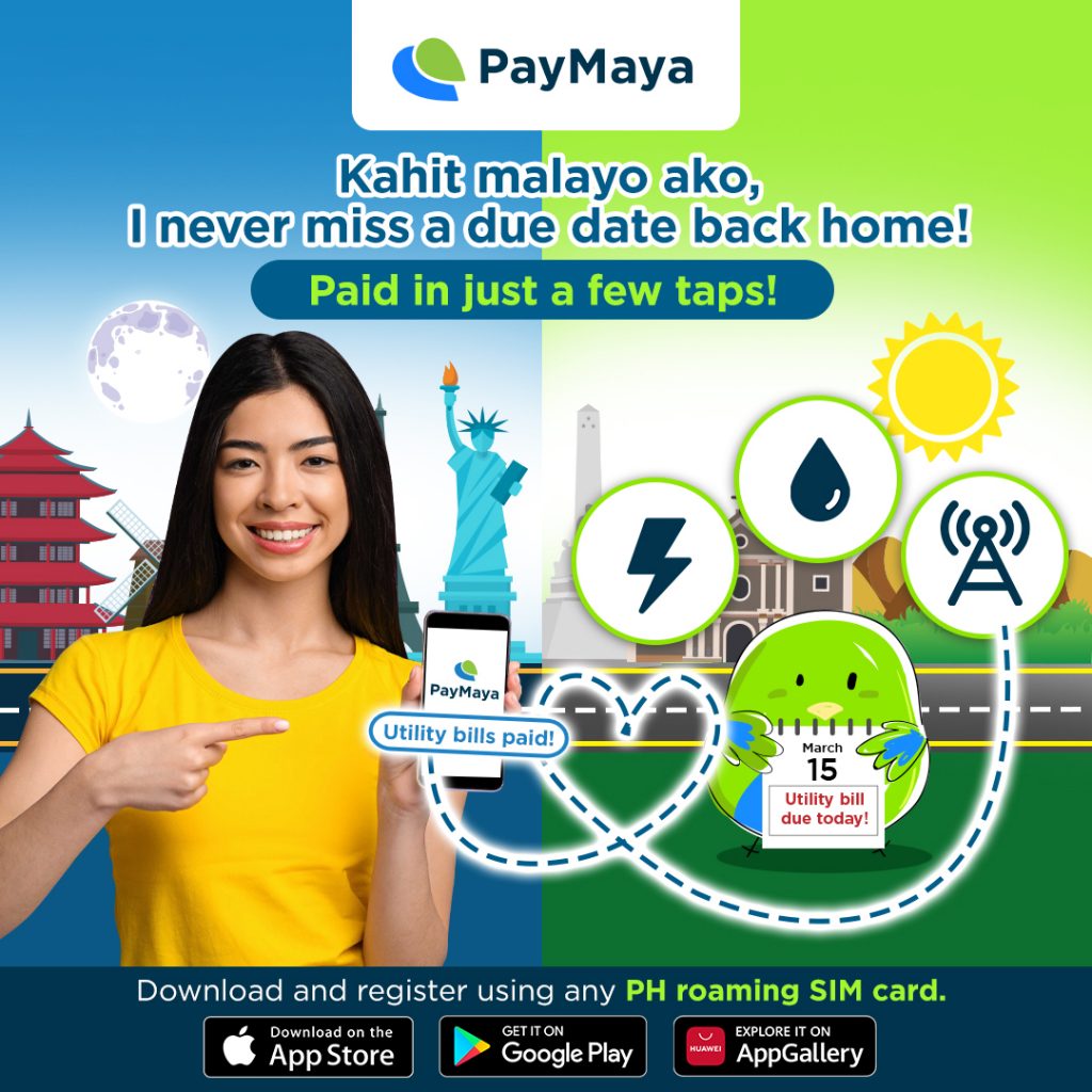 PayMaya Overseas - Utility Bills
