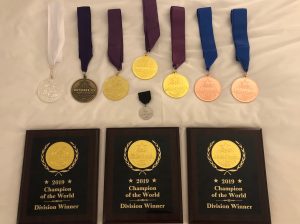David Mercado's WCOPA Medals